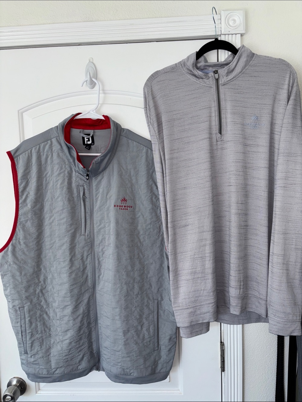 Johnnie-O Foot Joy XXL Edgewood Lake Tahoe bundle vest half zip